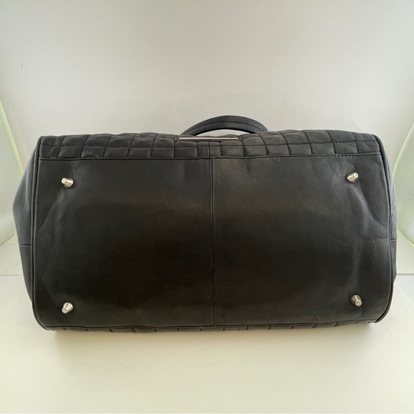 BCBGMaxAzria Black Shoulder Bag with Gold Hardware - Picture 10 of 15